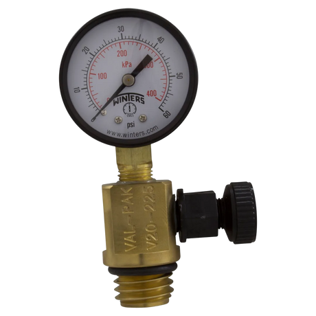 Val-Pak V20-225 Air Relief Gauge - Front