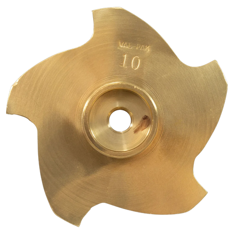 Val-Pak V40-455 Brass Impeller 1 HP - Front