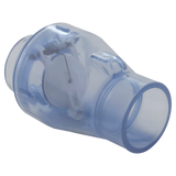 Valterra 200-C20 Clear 2 in. Slip x Slip Swing/Spring Check Valve