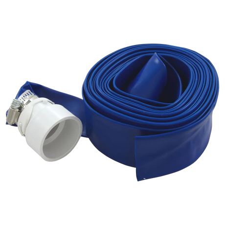Valterra 1-1/2 x 25 ft backwash hose with clamp and adapter