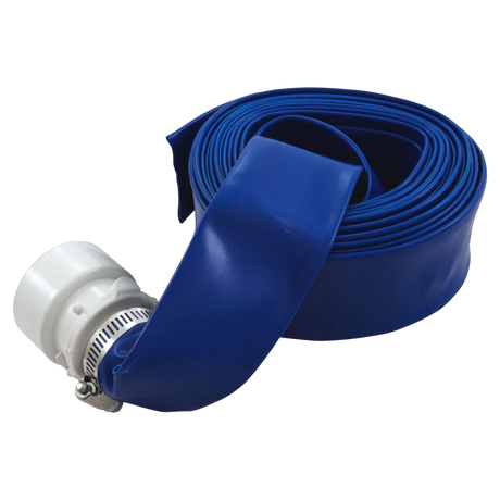 Valterra B8226FT Backwash Hose 1-1/2 in x 25 ft with Clamp and Adapter - Reverse
