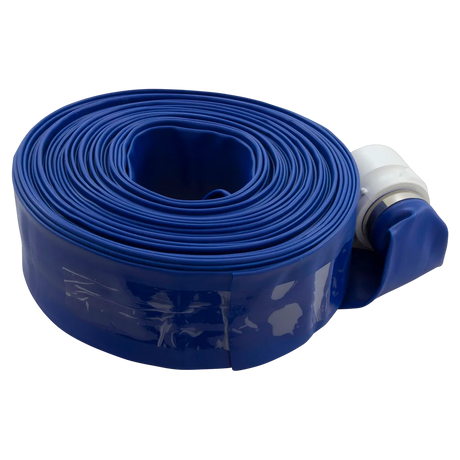 Valterra B8256FT Backwash Hose 2 in x 75 ft with Clamp and Adapter - Reverse