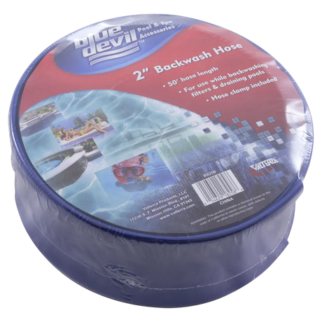 Valterra B8258 Backwash Hose 2 x 50 ft with Clamp - Packaging