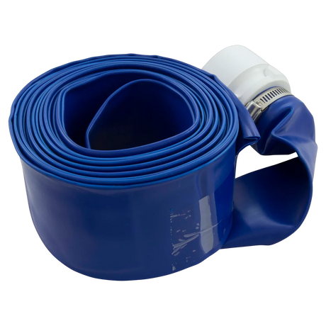 Valterra B8259FT Backwash Hose 2 in x 25 ft with Clamp & Hose Adapter - Reverse