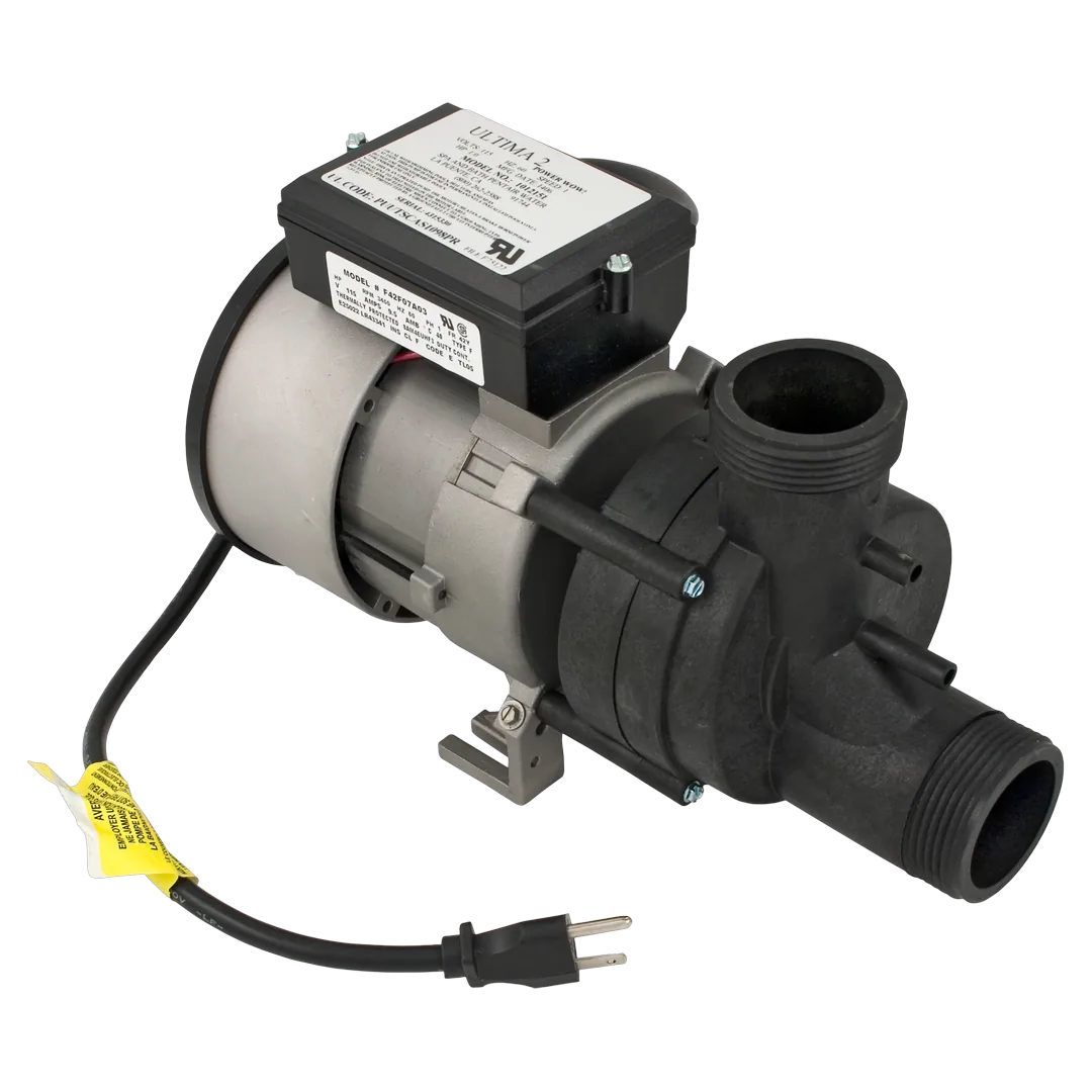 Balboa Wow Spa Pump with Air Switch, 1.0 HP
