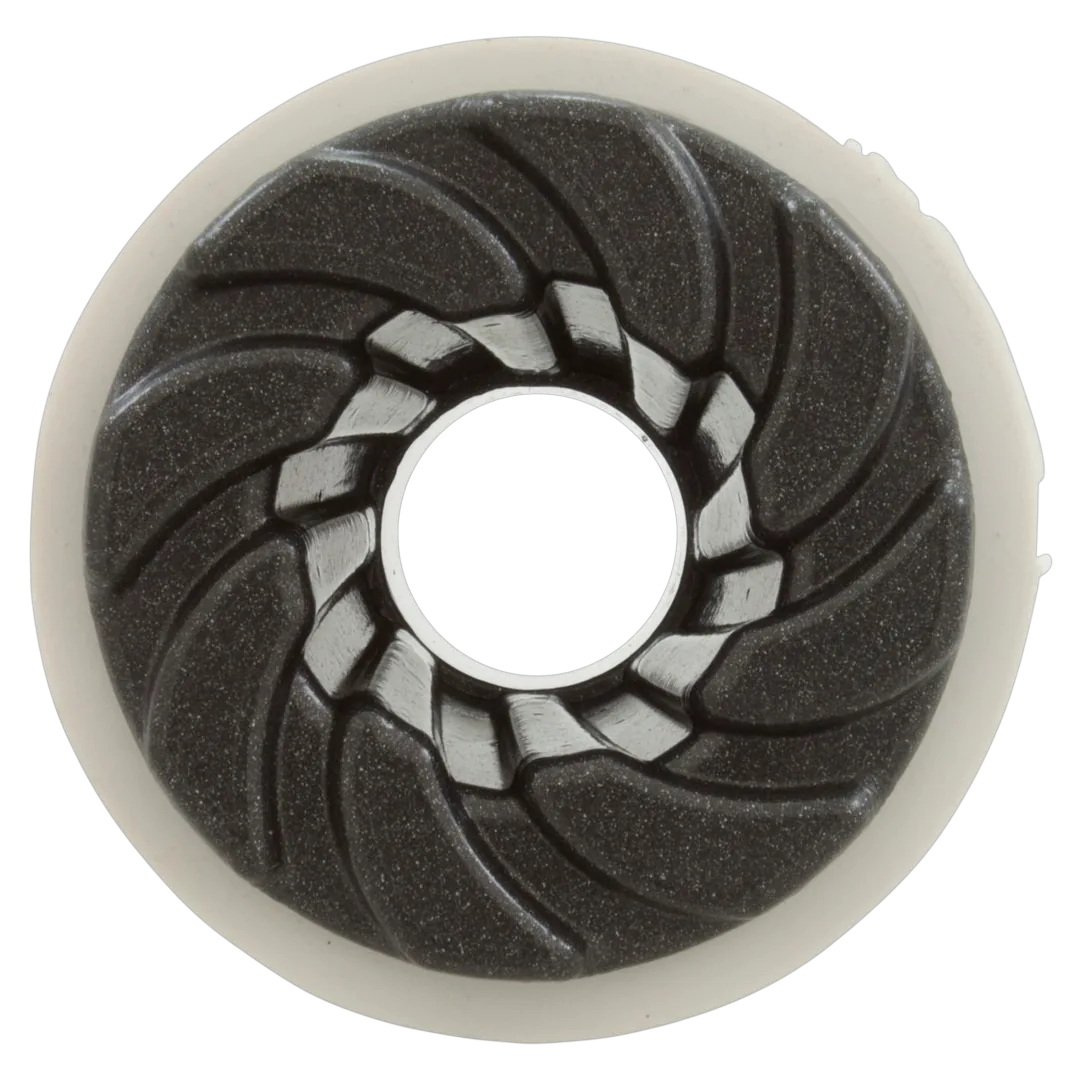 Waterway 3/4 inch swirl dark gray bulkhead fitting