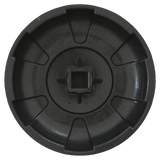 Waterway 602-4549-DSG Knob 6-Spoke Dark Gray - Bottom