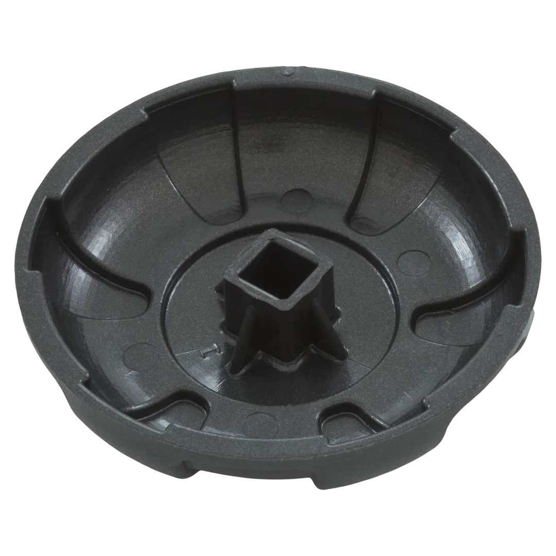 Waterway 602-4549-DSG Knob 6-Spoke Dark Gray - Reverse