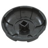 Waterway 602-4549-DSG Knob 6-Spoke Dark Gray - Reverse