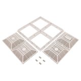 Waterway White 18x18 Grate & Frame 640-4770 V