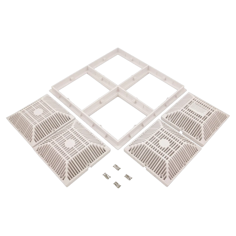 Waterway White 18x18 Grate & Frame 640-4770 V