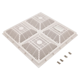 Waterway 640-4770 V Grate & Frame White - Alt (2)