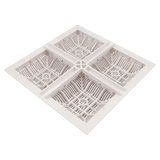 Waterway 640-4770 V Grate & Frame White - Reverse