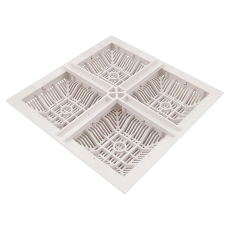 Waterway 640-4770 V Grate & Frame White - Reverse