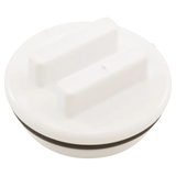Waterway 2" NPT Plug with O-Ring White
