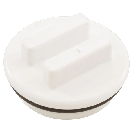 Waterway 2" NPT Plug with O-Ring White