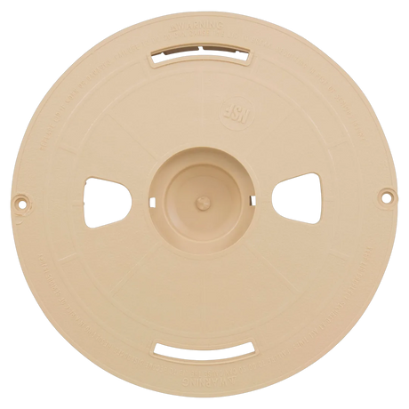 Waterway Renegade Round Skimmer Lid - Beige - Front