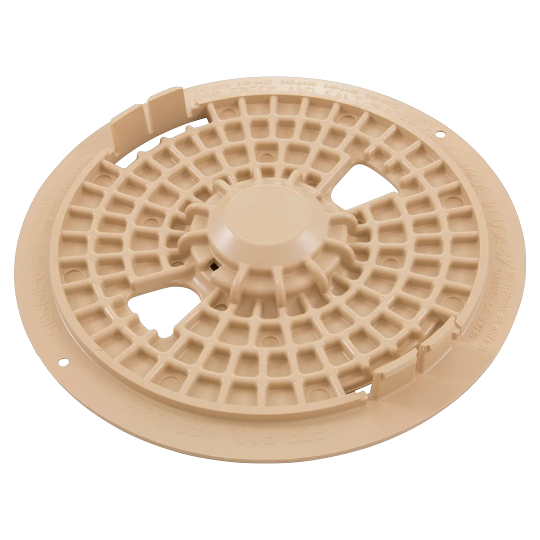 Waterway Renegade Round Skimmer Lid - Beige - Reverse