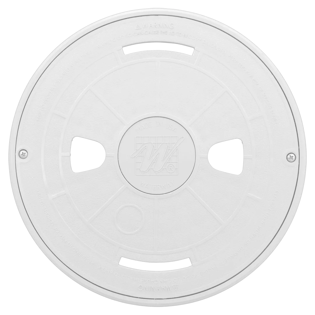 Waterway Renegade Skimmer Lid & Mount Ring Assembly - Front