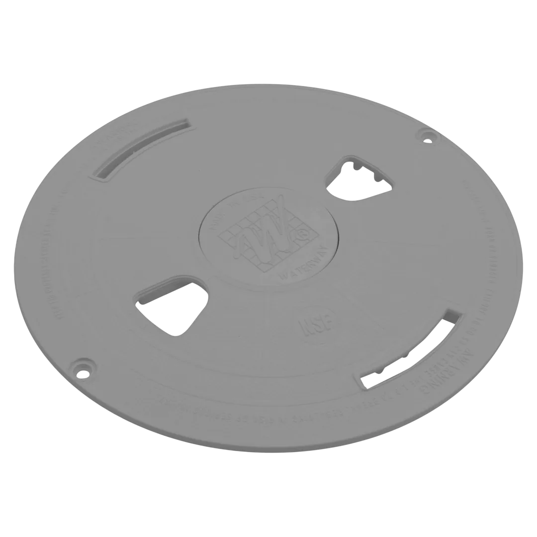 Waterway Renegade Gunite skimmer lid, gray 540-6477WW