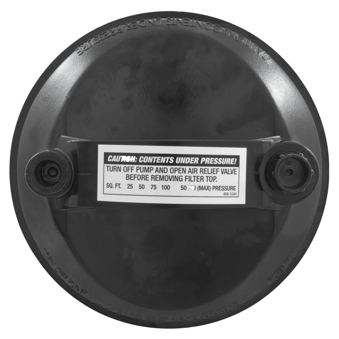 Waterway 550-5100 Filter Lid with O-Rings and Air Relief Plug - Top