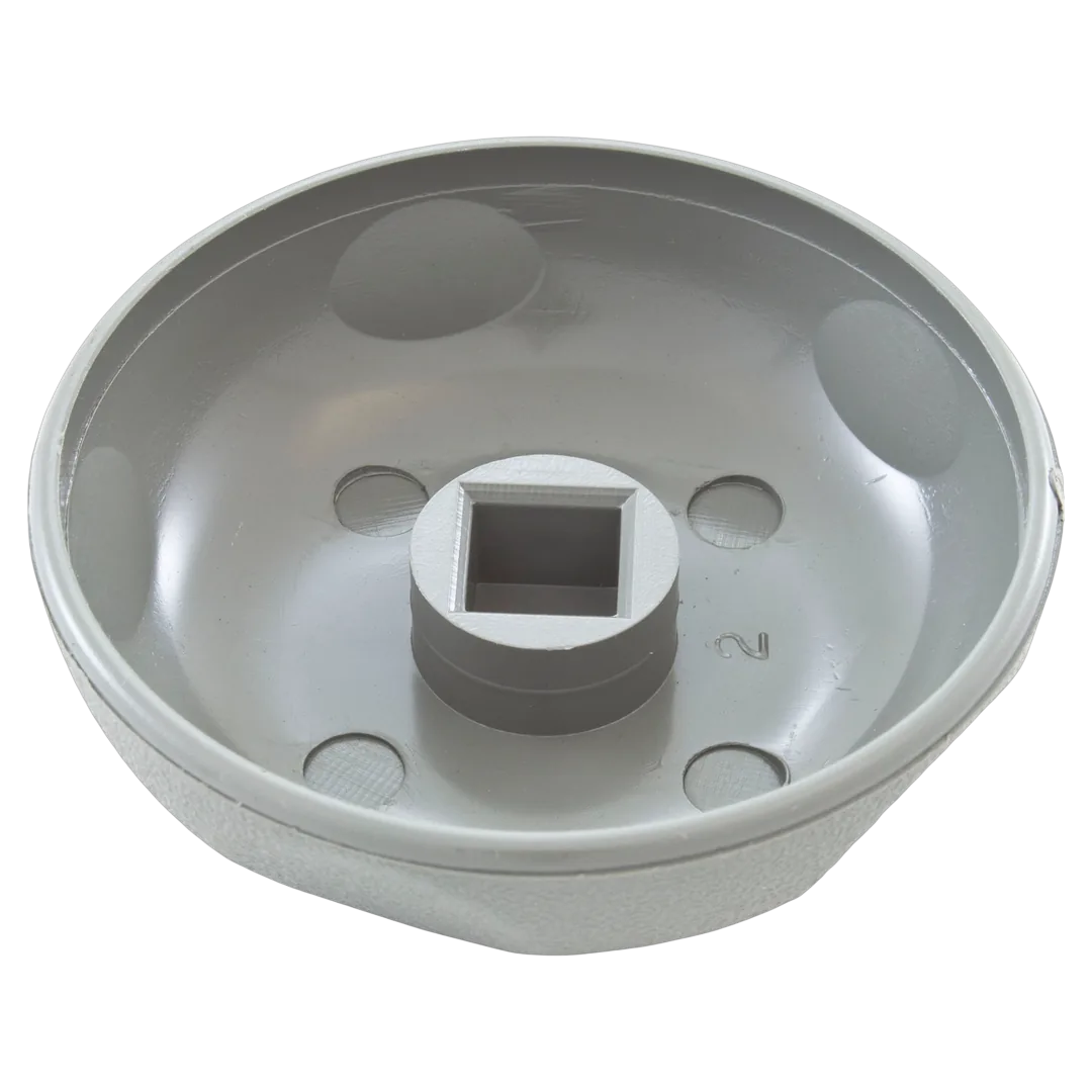 Waterway 602-4357 Single Port On/Off Valve Knob Gray - Reverse