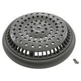 Waterway 8-inch Anti Vortex Drain Grate, Gray