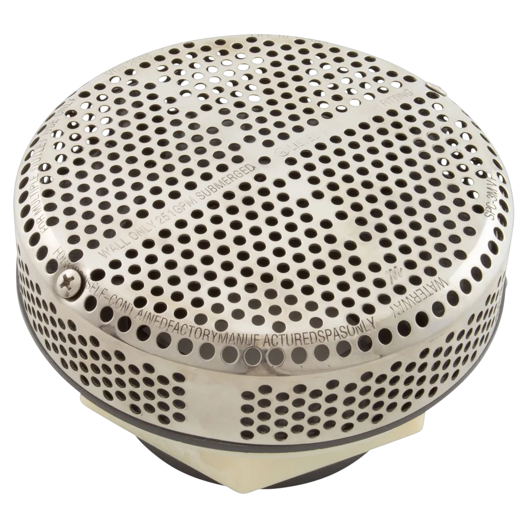 Waterway Super Hi-Flo Suction 2.5 inch Stainless