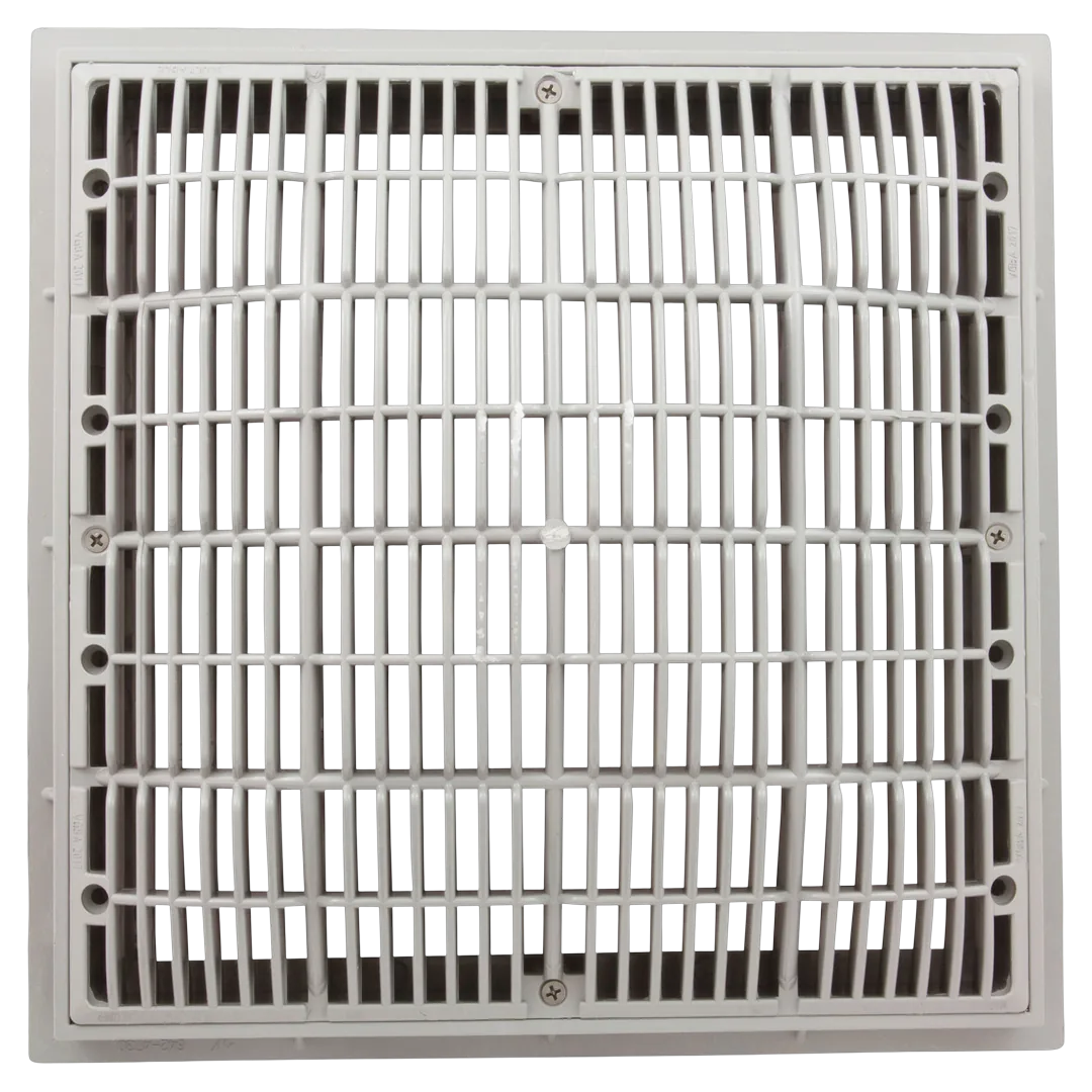 Waterway 640-4720V 12x12 Grate and Frame - Top
