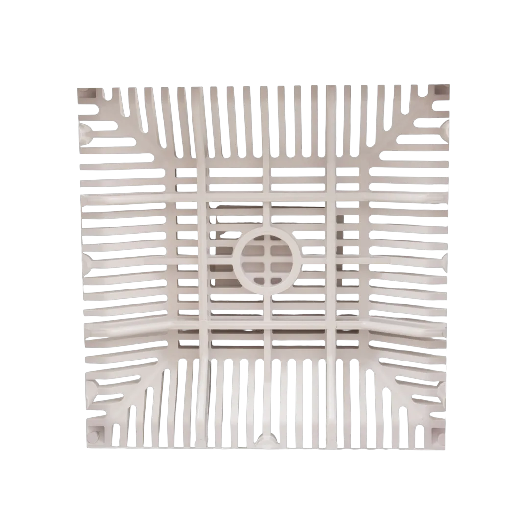 Waterway 640-4790V 9x9 Drain Cover Grate and Frame - Back