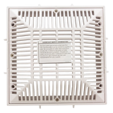Waterway 640-4790V 9x9 Drain Cover Grate and Frame - Front