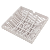 Waterway 9" x 9" Square Grate White - Reverse