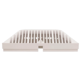 Waterway 9" x 9" Square Grate White - Side