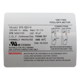 Waterway ME-30226-20 Executive Spa Pump - Alt (5)