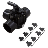 Jandy 4719 NeverLube 3-Port CPVC Diverter Valve 2.5 x 3 in - Reverse