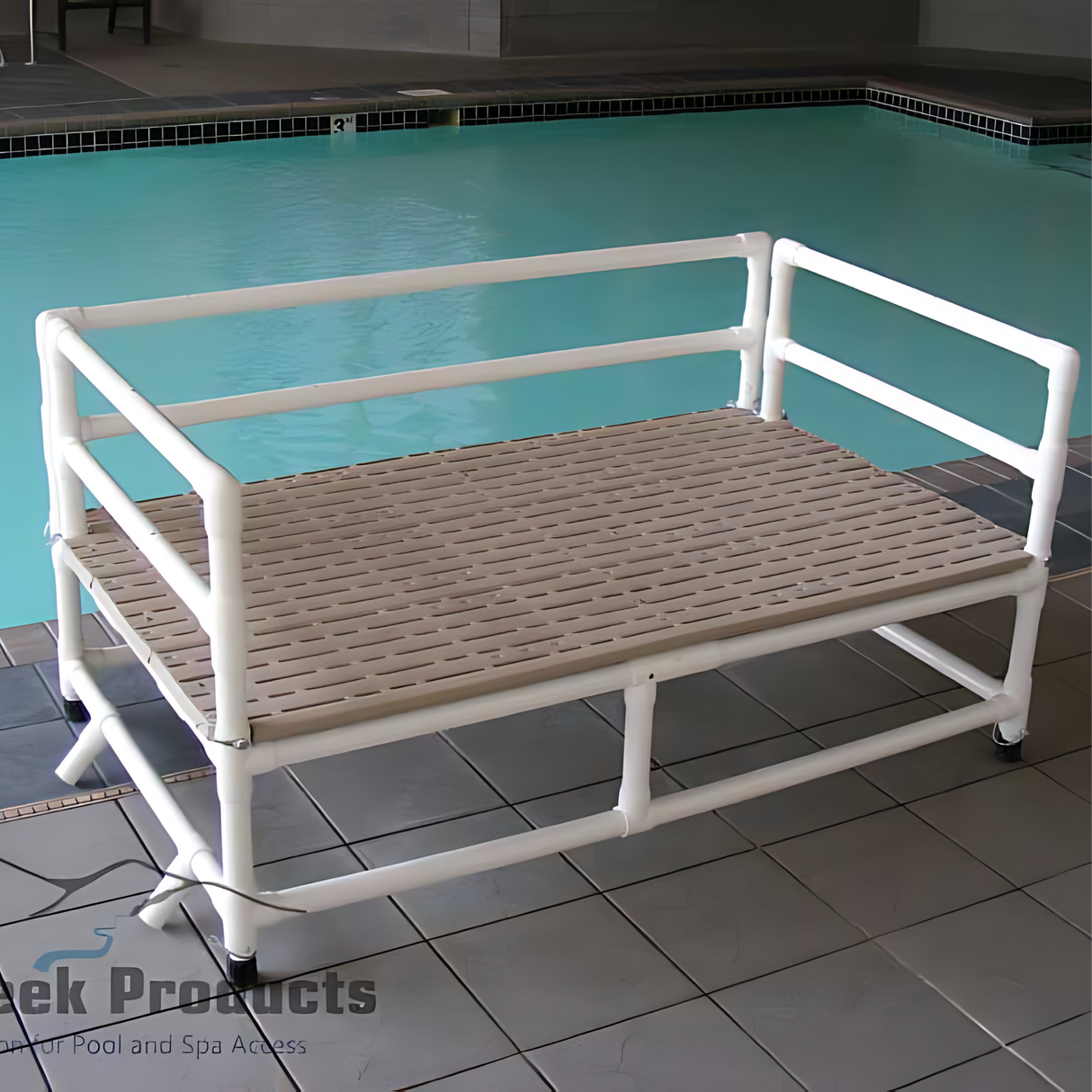 Aqua Creek - PVC Swim Training Platform, PVC w/Non-Skid Deck, 36" x 60" - F-250TTP