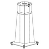 Aqua Creek - Pedestal - Mighty Lift - 24in High - Anchor Kit Not Included - F-MTY2PD