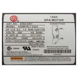 Aquaflo/Gecko Circ-Master CMHP Circulation Pump (02093001-2010CE) — product label