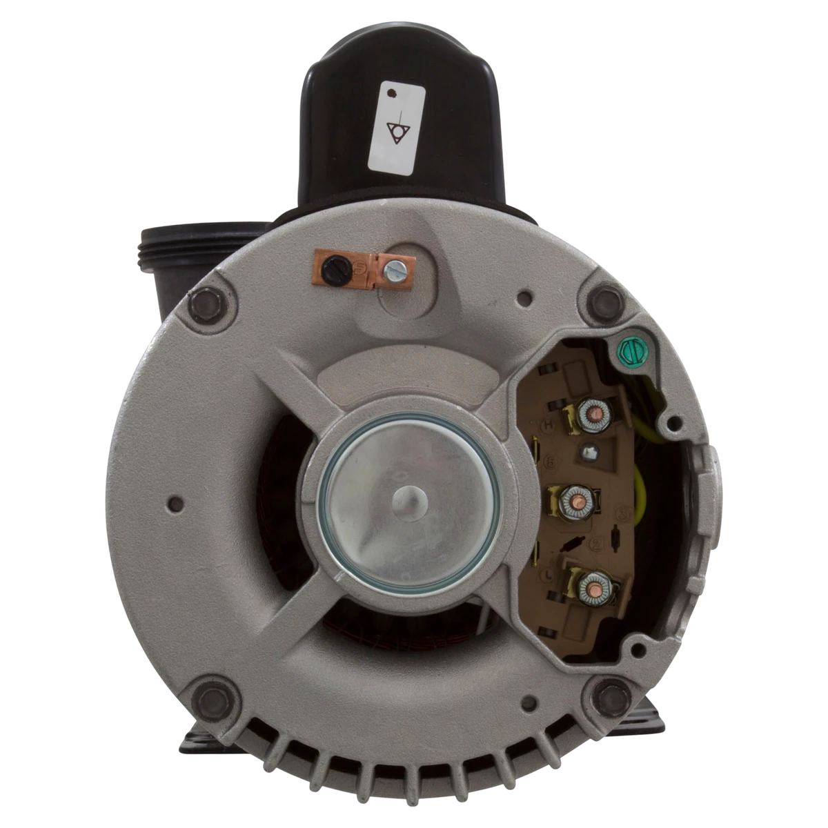 Aquaflo/Gecko Flo-Master XP2e Spa Pump (05334012-2040) — shaft reverse view