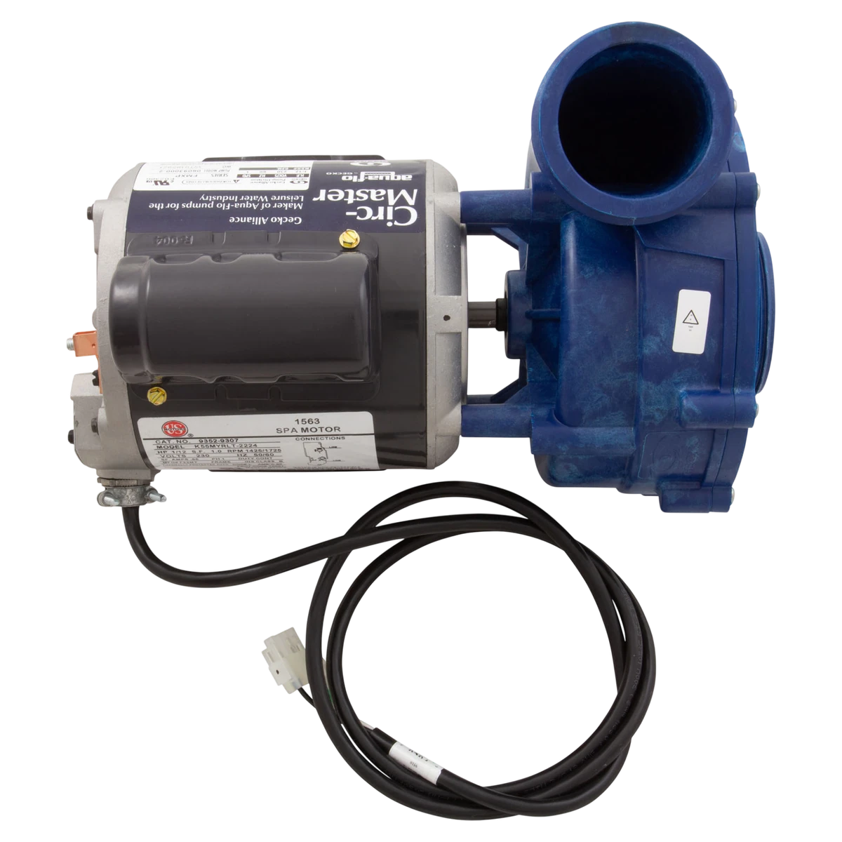 Aquaflo/Gecko CMXP Circulation Pump 1/12 HP (06093000-2000) — top view
