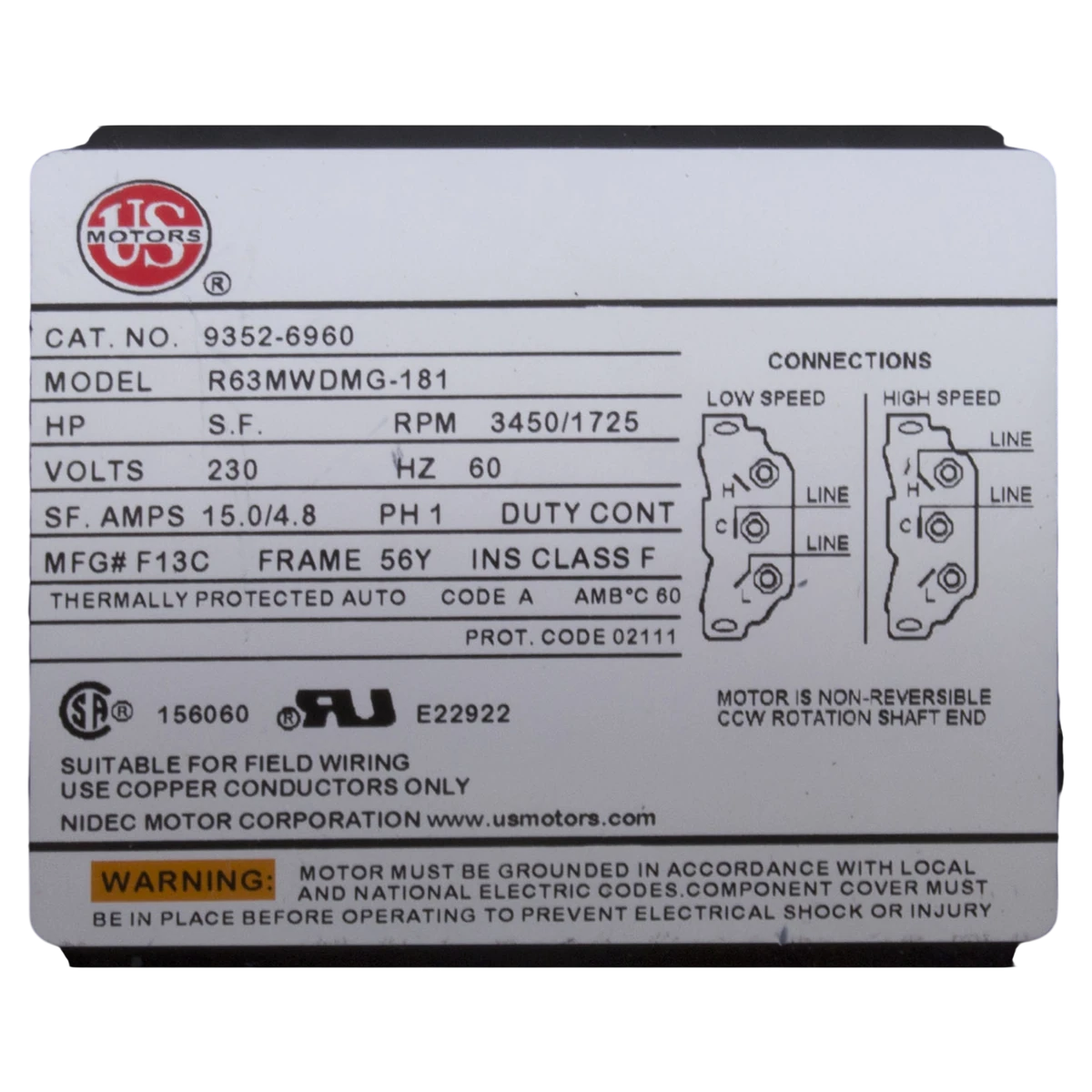Aquaflo/Gecko Flo-Master XP3 4.0HP Pump (08342761-2041) — product label