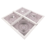 AquaStar 18" Mud Frame with Four 9" MoFlow Covers (18MF101) — reverse view