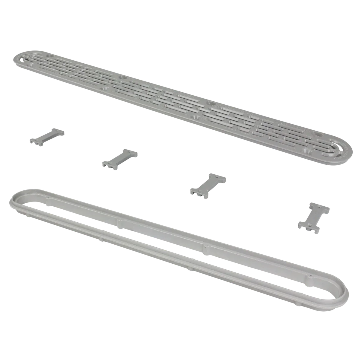 AquaStar 32" Channel Drain w/ Mud Frame (32CDFLFR103)