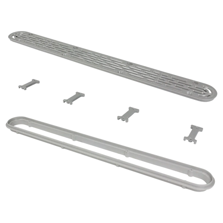 AquaStar 32" Channel Drain w/ Mud Frame (32CDFLFR103)