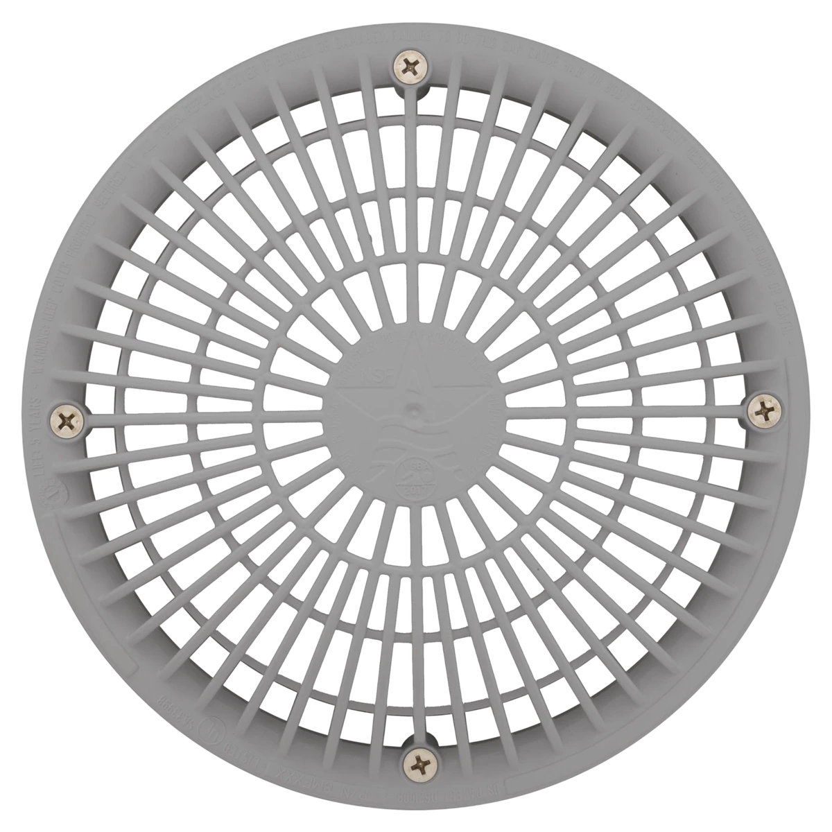 AquaStar MoFlow Suction Outlet Cover with Mud Frame (8MF103) — top view