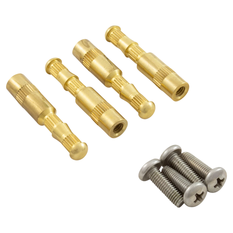 AquaStar Brass Inserts and Screws 4-Pack (BIK4) — included parts