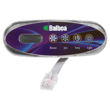 Balboa Water Group VL200 Blower/Jets/Temp/Light Topside (52144KIT) — straight on view