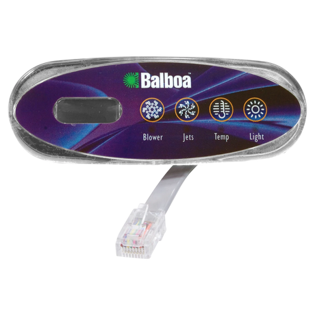 Balboa Water Group VL200 Blower/Jets/Temp/Light Topside (52144KIT) — straight on view