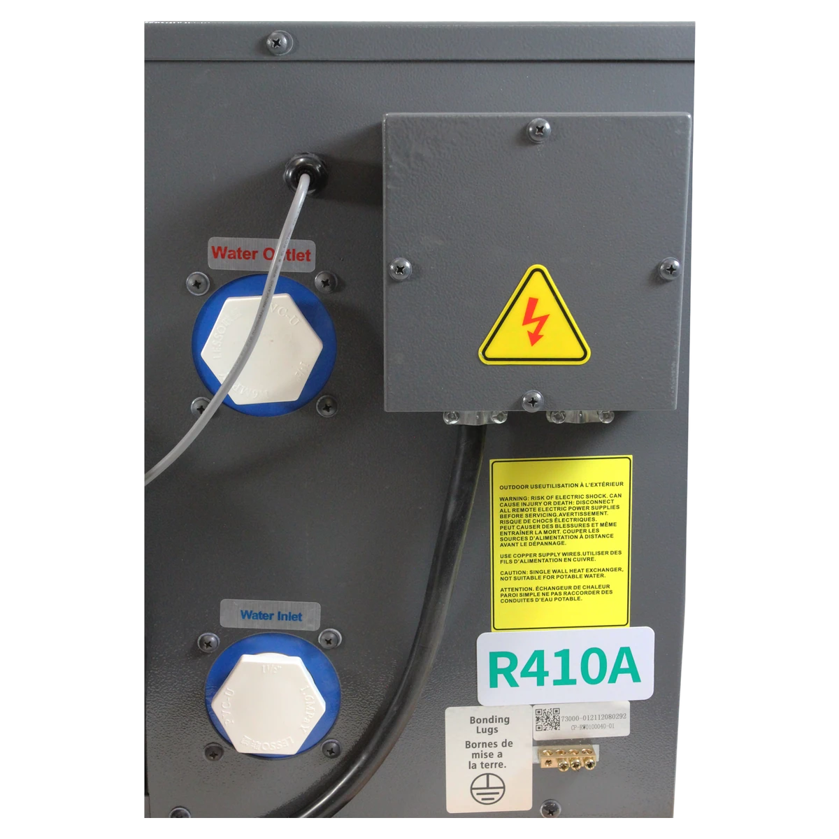 Balboa Water Group Clim8Zone Heat Pump (73000) — in out view
