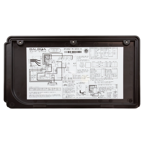 Balboa Water Group BP100G2 P1 P2 Control System (G6402-03) — parts diagram